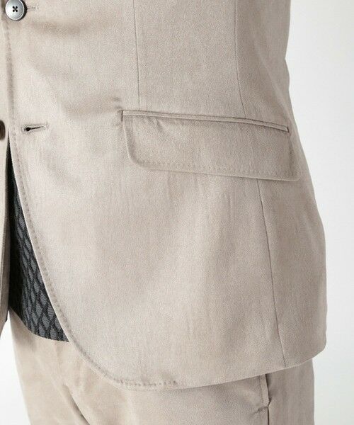 MEN'S BIGI / メンズビギ テーラードジャケット | コマスエードストレッチジャケット（セットアップ対応） | 詳細7