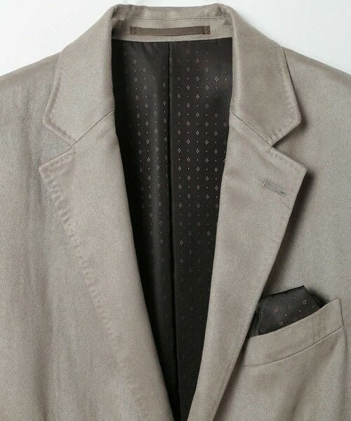MEN'S BIGI / メンズビギ テーラードジャケット | コマスエードストレッチジャケット（セットアップ対応） | 詳細8