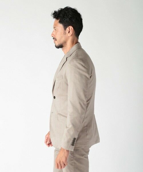 MEN'S BIGI / メンズビギ テーラードジャケット | コマスエードストレッチジャケット（セットアップ対応） | 詳細3