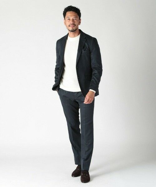 MEN'S BIGI / メンズビギ テーラードジャケット | コマスエードストレッチジャケット（セットアップ対応） | 詳細18