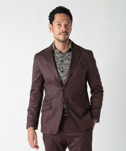 MEN'S BIGI / メンズビギ テーラードジャケット | コマスエードストレッチジャケット（セットアップ対応） | 詳細24