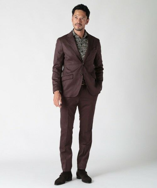 MEN'S BIGI / メンズビギ テーラードジャケット | コマスエードストレッチジャケット（セットアップ対応） | 詳細22