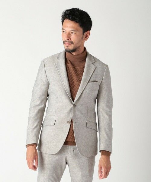 MEN'S BIGI / メンズビギ テーラードジャケット | 【ACTIVE TAILOR】ヒートパフォーマーツイード調プリントジャケット（セットアップ対応） | 詳細10