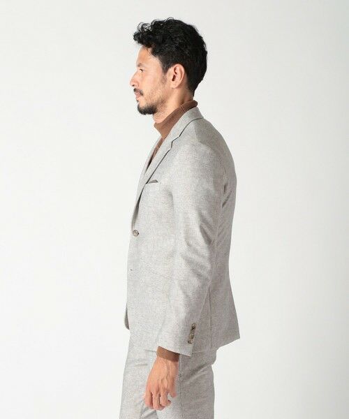 MEN'S BIGI / メンズビギ テーラードジャケット | 【ACTIVE TAILOR】ヒートパフォーマーツイード調プリントジャケット（セットアップ対応） | 詳細11