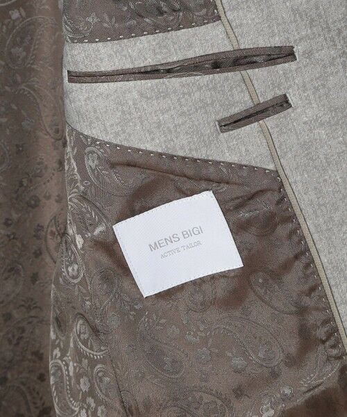 MEN'S BIGI / メンズビギ テーラードジャケット | 【ACTIVE TAILOR】ヒートパフォーマーツイード調プリントジャケット（セットアップ対応） | 詳細6