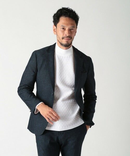 MEN'S BIGI / メンズビギ テーラードジャケット | 【ACTIVE TAILOR】ヒートパフォーマーツイード調プリントジャケット（セットアップ対応） | 詳細23