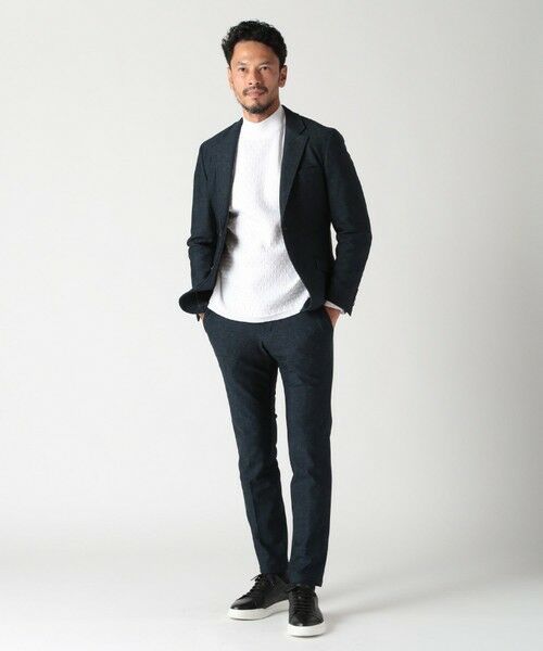 MEN'S BIGI / メンズビギ テーラードジャケット | 【ACTIVE TAILOR】ヒートパフォーマーツイード調プリントジャケット（セットアップ対応） | 詳細24