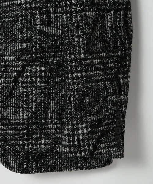 MEN'S BIGI / メンズビギ テーラードジャケット | グレンチェックフロッキープリントジャケット | 詳細3