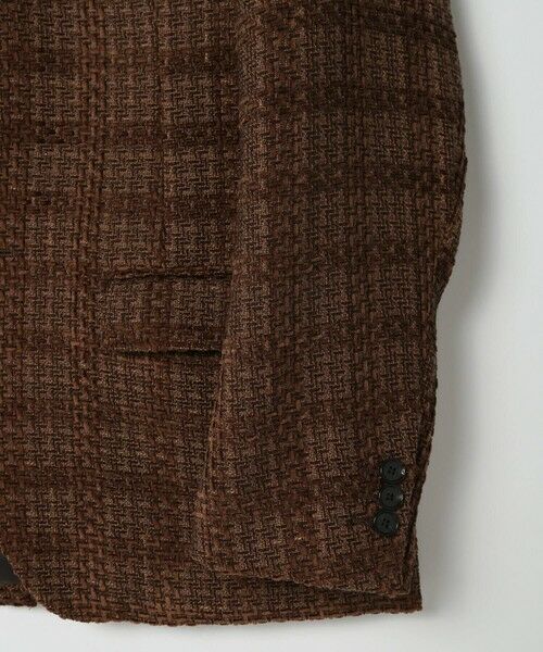 MEN'S BIGI / メンズビギ テーラードジャケット | 3Dツイードドビーチェックジャケット | 詳細4