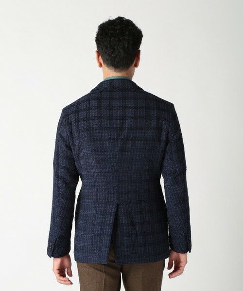 MEN'S BIGI / メンズビギ テーラードジャケット | 3Dツイードドビーチェックジャケット | 詳細12