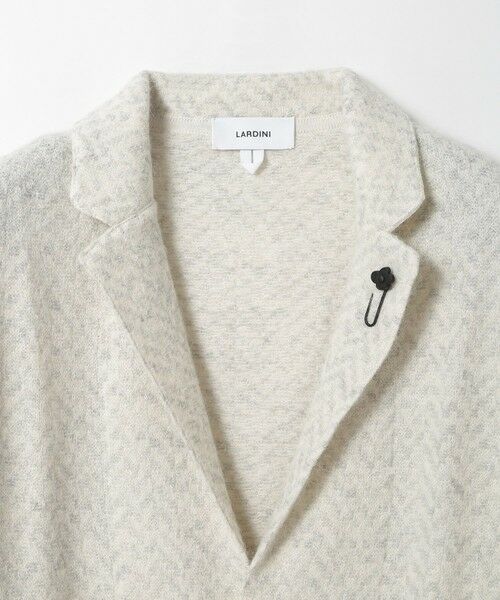 MEN'S BIGI / メンズビギ テーラードジャケット | 【LARDINI/ラルディーニ】アルパカウールヘリンボーンジャージジャケット | 詳細1