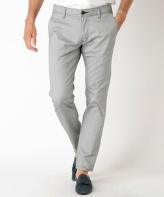 MEN'S BIGI / メンズビギ スラックス・ドレスパンツ | ＜ON/OFF兼用＞シャドーヘリンボーンストレッチパンツ