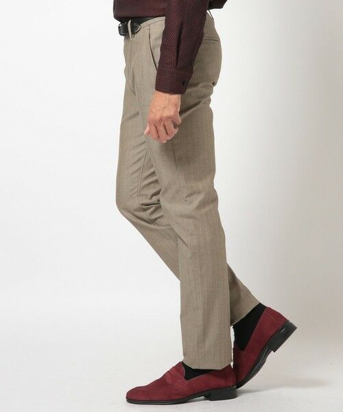 MEN'S BIGI / メンズビギ スラックス・ドレスパンツ | ＜ON/OFF兼用＞シャドーヘリンボーンストレッチパンツ | 詳細1