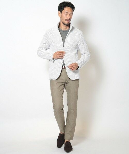 MEN'S BIGI / メンズビギ スラックス・ドレスパンツ | ＜ON/OFF兼用＞シャドーヘリンボーンストレッチパンツ | 詳細4