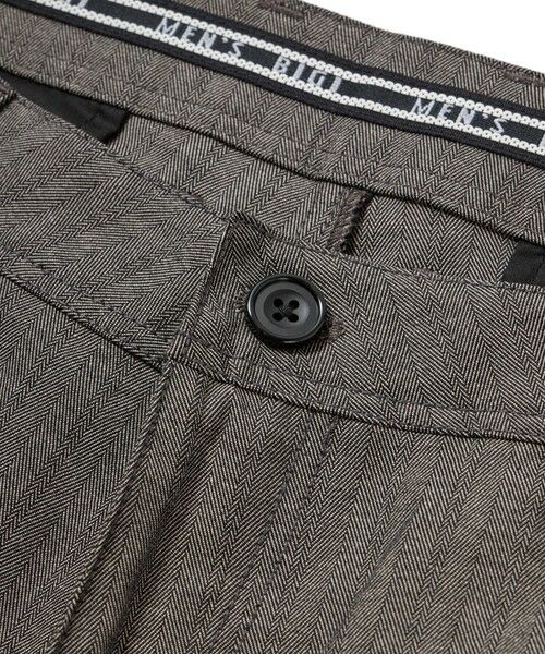 MEN'S BIGI / メンズビギ スラックス・ドレスパンツ | ＜ON/OFF兼用＞シャドーヘリンボーンストレッチパンツ | 詳細12
