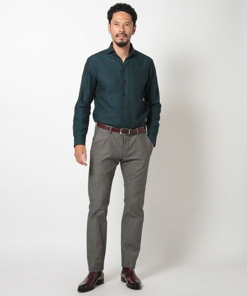 MEN'S BIGI / メンズビギ スラックス・ドレスパンツ | ＜ON/OFF兼用＞シャドーヘリンボーンストレッチパンツ | 詳細10