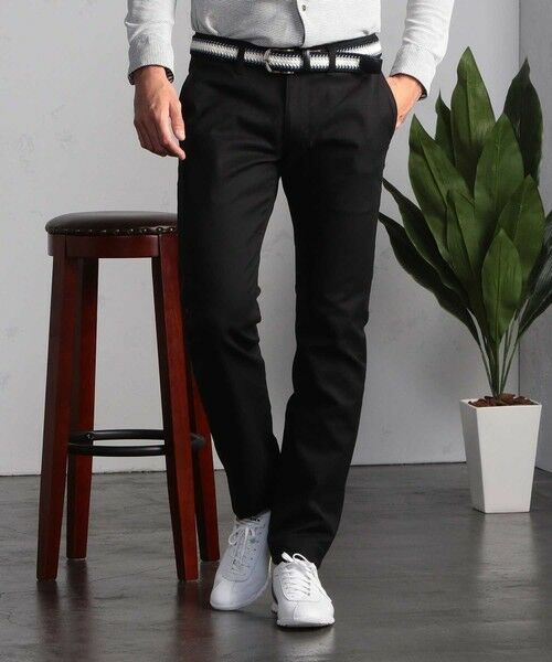 MEN'S BIGI / メンズビギ スラックス・ドレスパンツ | ＜ON/OFF兼用＞シャドーヘリンボーンストレッチパンツ | 詳細13