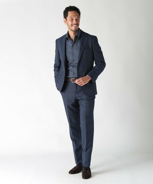 MEN'S BIGI / メンズビギ スラックス・ドレスパンツ | 【ACTIVE TAILOR】ミックスヤーンスラックス | 詳細19