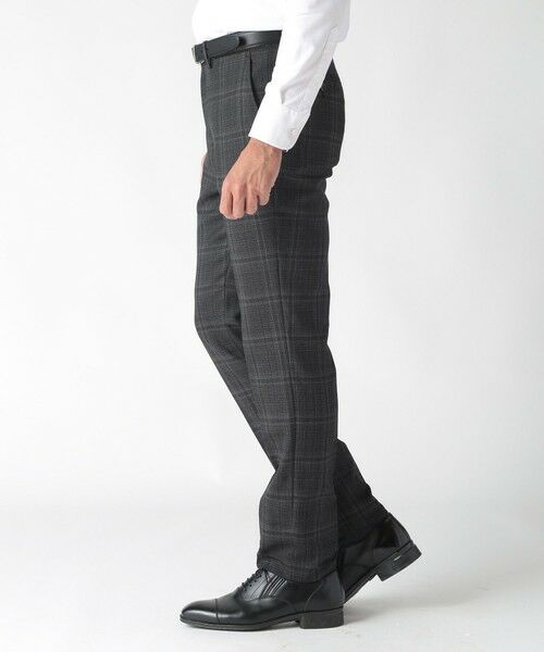 MEN'S BIGI / メンズビギ スラックス・ドレスパンツ | 【ACTIVE TAILOR】ホップサックチェックパンツ | 詳細2