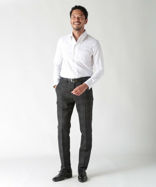 MEN'S BIGI / メンズビギ スラックス・ドレスパンツ | 【ACTIVE TAILOR】ホップサックチェックパンツ | 詳細4