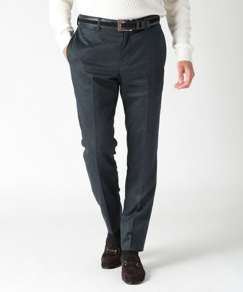 MEN'S BIGI / メンズビギ スラックス・ドレスパンツ | コマスエードストレッチパンツ（セットアップ対応） | 詳細11