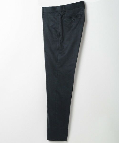 MEN'S BIGI / メンズビギ スラックス・ドレスパンツ | コマスエードストレッチパンツ（セットアップ対応）（ネイビー）