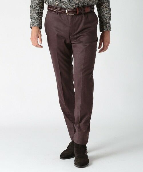 MEN'S BIGI / メンズビギ スラックス・ドレスパンツ | コマスエードストレッチパンツ（セットアップ対応） | 詳細15