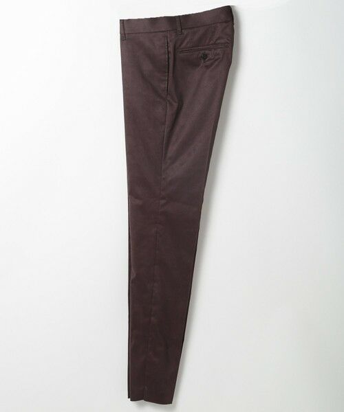 MEN'S BIGI / メンズビギ スラックス・ドレスパンツ | コマスエードストレッチパンツ（セットアップ対応）（ボルドー）