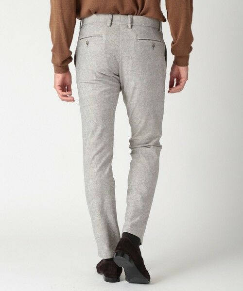 MEN'S BIGI / メンズビギ スラックス・ドレスパンツ | 【ACTIVE TAILOR】ヒートパフォーマーツイード調プリントパンツ（セットアップ対応） | 詳細3