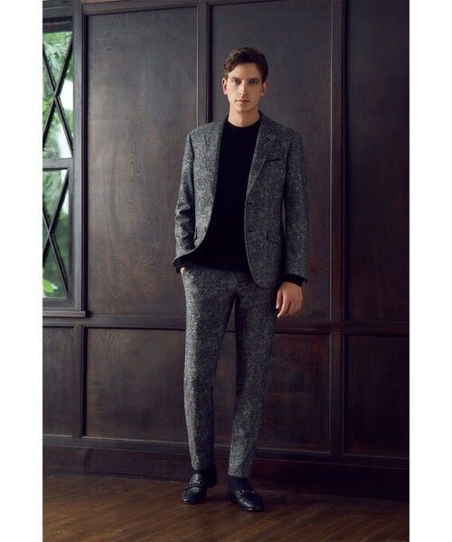 MEN'S BIGI / メンズビギ スラックス・ドレスパンツ | 【ACTIVE TAILOR】ヒートパフォーマーツイード調プリントパンツ（セットアップ対応） | 詳細21