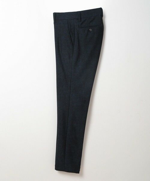 MEN'S BIGI / メンズビギ スラックス・ドレスパンツ | 【ACTIVE TAILOR】ヒートパフォーマーツイード調プリントパンツ（セットアップ対応）（ネイビー）