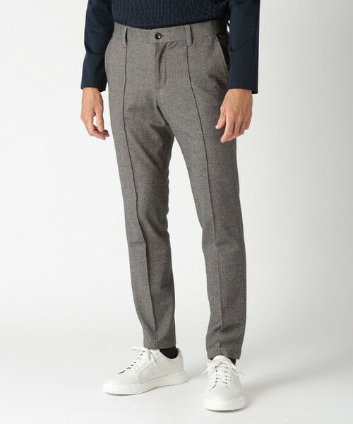 MEN'S BIGI / メンズビギ スラックス・ドレスパンツ | TR起毛ピンドットストレッチパンツ | 詳細1