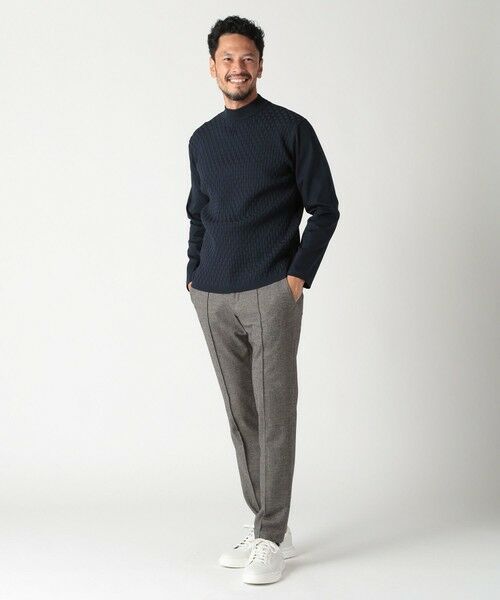 MEN'S BIGI / メンズビギ スラックス・ドレスパンツ | TR起毛ピンドットストレッチパンツ | 詳細4