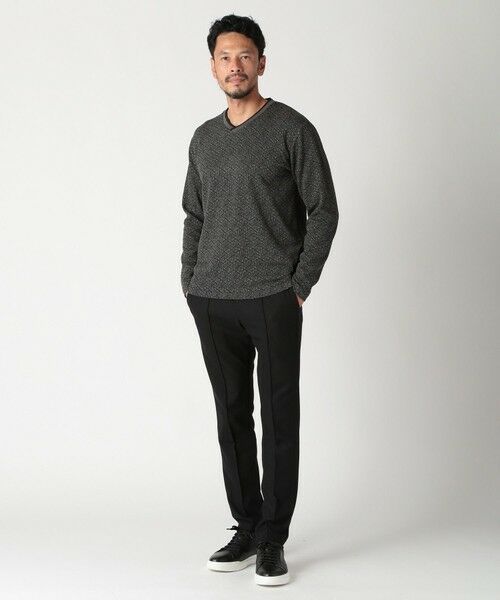 MEN'S BIGI / メンズビギ スラックス・ドレスパンツ | TR起毛ピンドットストレッチパンツ | 詳細8