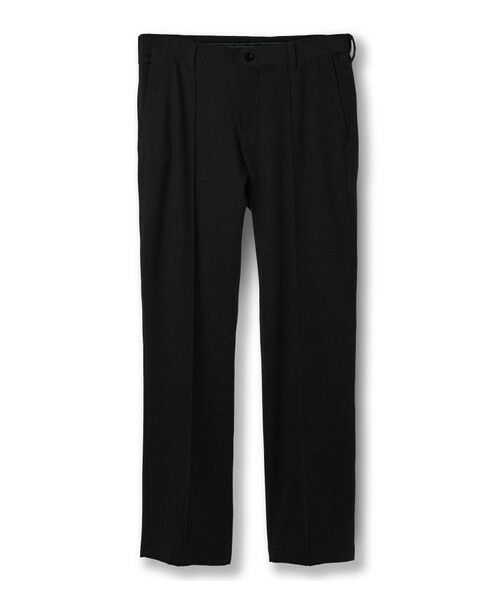 MEN'S BIGI / メンズビギ スラックス・ドレスパンツ | TR起毛ピンドットストレッチパンツ（ブラック）