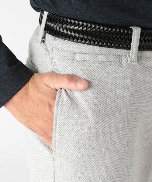 MEN'S BIGI / メンズビギ スラックス・ドレスパンツ | 【ACTIVE TAILOR】ソフトサーモ混ツイードツイルパンツ | 詳細4