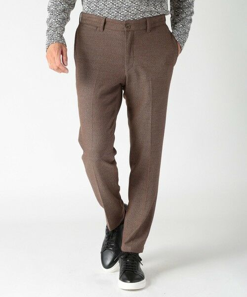 MEN'S BIGI / メンズビギ スラックス・ドレスパンツ | 【ACTIVE TAILOR】ソフトサーモ混ツイードツイルパンツ | 詳細21