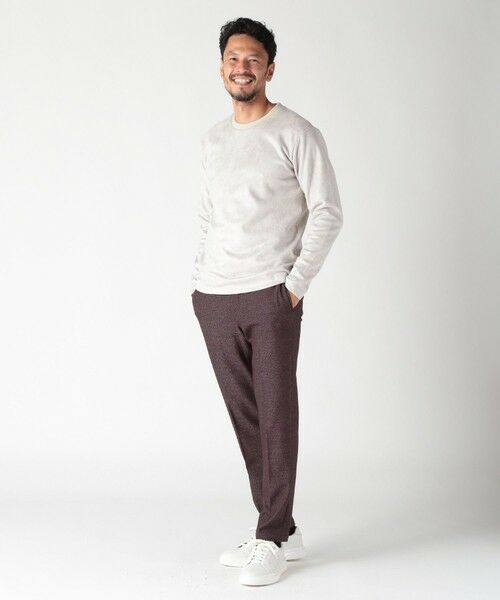 MEN'S BIGI / メンズビギ スラックス・ドレスパンツ | 【ACTIVE TAILOR】ソフトサーモ混ツイードツイルパンツ | 詳細27