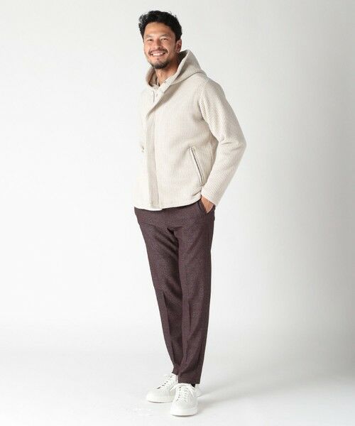 MEN'S BIGI / メンズビギ スラックス・ドレスパンツ | 【ACTIVE TAILOR】ソフトサーモ混ツイードツイルパンツ | 詳細29