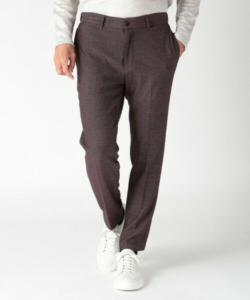 MEN'S BIGI / メンズビギ スラックス・ドレスパンツ | 【ACTIVE TAILOR】ソフトサーモ混ツイードツイルパンツ | 詳細26