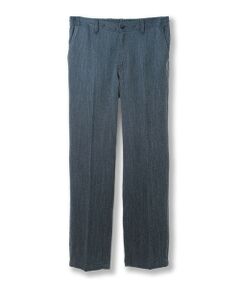 デニム調ツイードストレッチパンツ