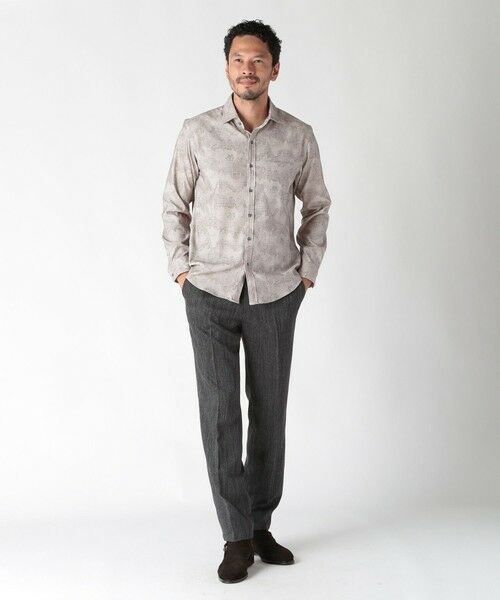 MEN'S BIGI / メンズビギ スラックス・ドレスパンツ | デニム調ツイードストレッチパンツ | 詳細2