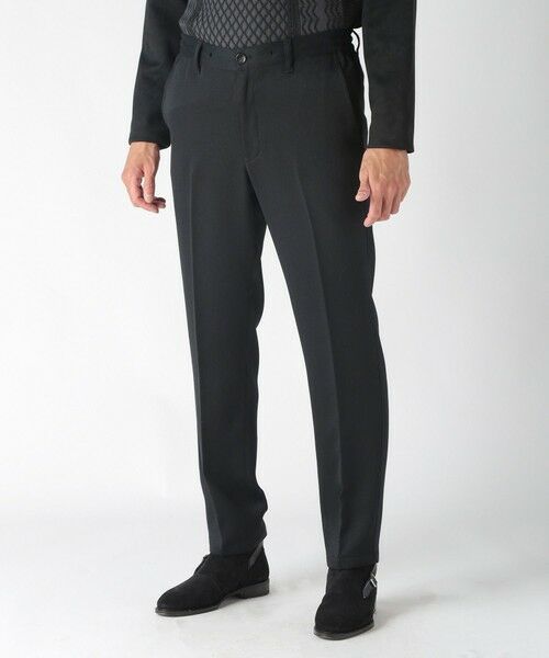 MEN'S BIGI / メンズビギ スラックス・ドレスパンツ | デニム調ツイードストレッチパンツ | 詳細4