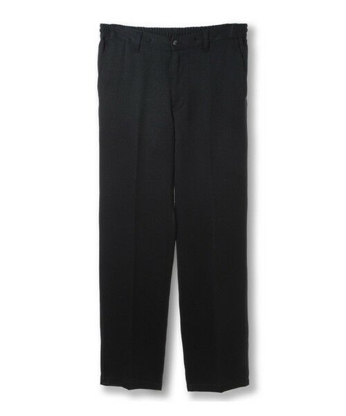 MEN'S BIGI / メンズビギ スラックス・ドレスパンツ | デニム調ツイードストレッチパンツ（ブラック）