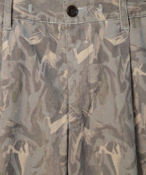 MEN'S BIGI / メンズビギ スラックス・ドレスパンツ | ストレッチコーデュロイ プリントパンツ | 詳細1