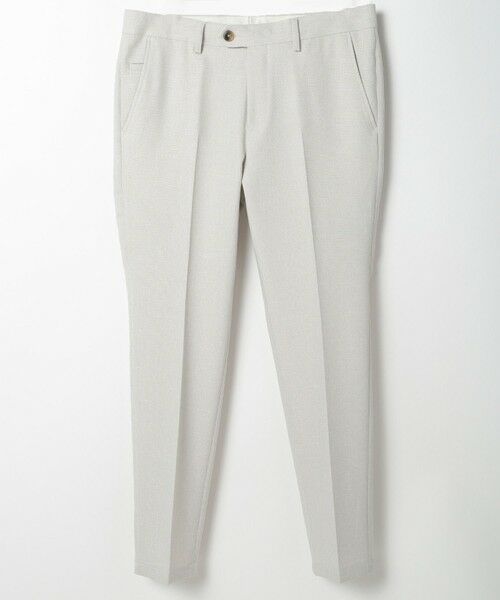 MEN'S BIGI / メンズビギ スラックス・ドレスパンツ | ウール調メランジシャークパンツ | 詳細5