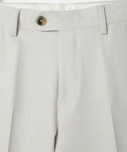 MEN'S BIGI / メンズビギ スラックス・ドレスパンツ | ウール調メランジシャークパンツ | 詳細6