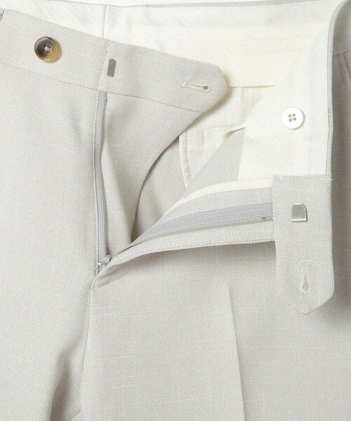 MEN'S BIGI / メンズビギ スラックス・ドレスパンツ | ウール調メランジシャークパンツ | 詳細7