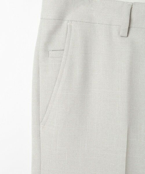 MEN'S BIGI / メンズビギ スラックス・ドレスパンツ | ウール調メランジシャークパンツ | 詳細9