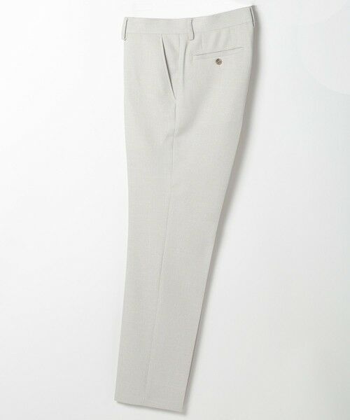 MEN'S BIGI / メンズビギ スラックス・ドレスパンツ | ウール調メランジシャークパンツ（グレー）